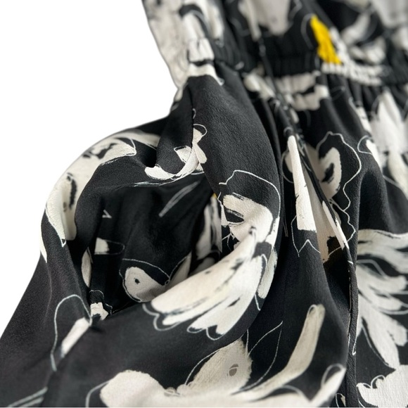 Jason Wu Women’s Black/White Floral Print Silk Dress In Size 6 - Picture 3 of 10
